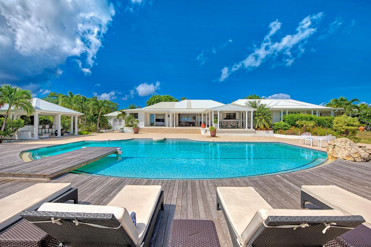 Charming Villa rental St Martin - Large swimming pool